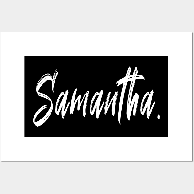 name girl Samantha Wall Art by CanCreate